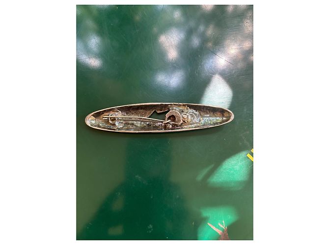 Spilla Sidney Carron in metallo argentato Argento - vista 2