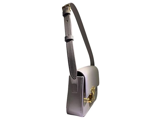 Borsa a mano Céline Claude in pelle lavanda - vista 3