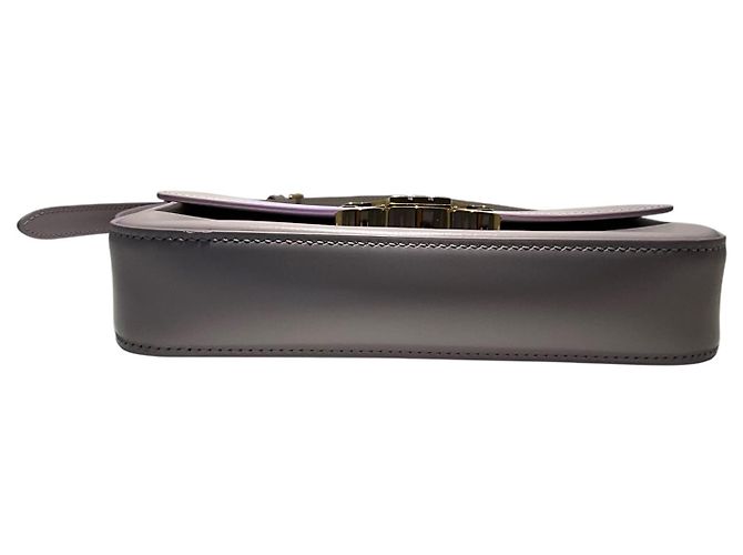 Borsa a mano Céline Claude in pelle lavanda - vista 6