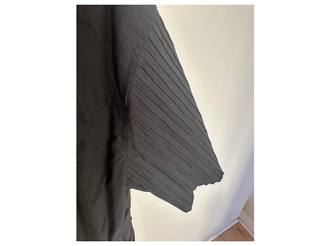 Nanushka Camara Camicia in Popeline Tecnico Nera XS Nero - vista 4