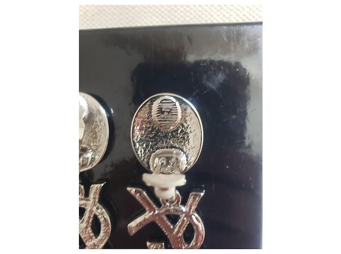 Orecchini vintage Yves Saint Laurent Argento - vista 5