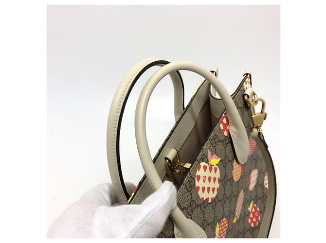 Borsa Gucci GG Repomme 2 in 1 Beige - vista 10
