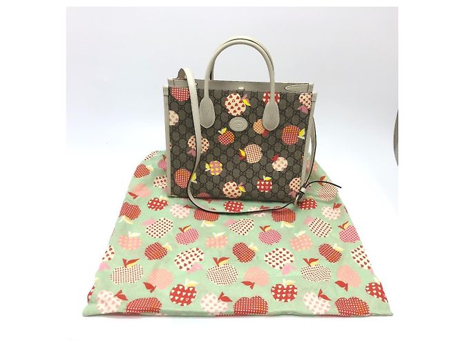 Borsa Gucci GG Repomme 2 in 1 Beige - vista 16