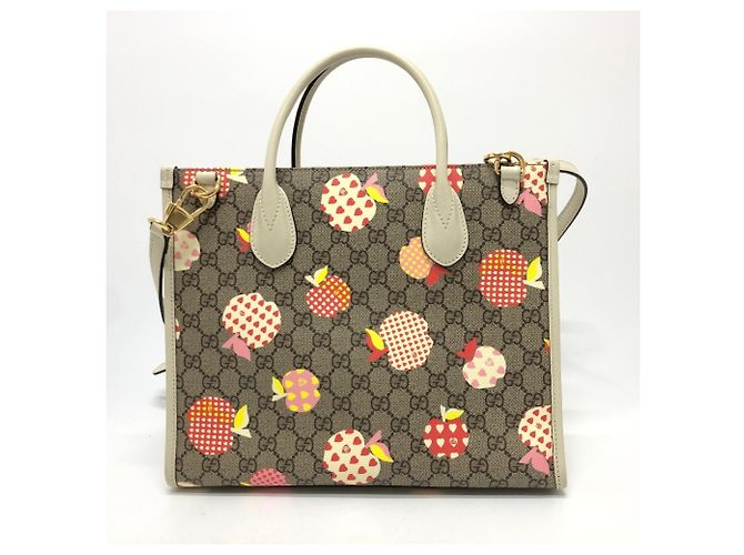 Borsa Gucci GG Repomme 2 in 1 Beige - vista 2
