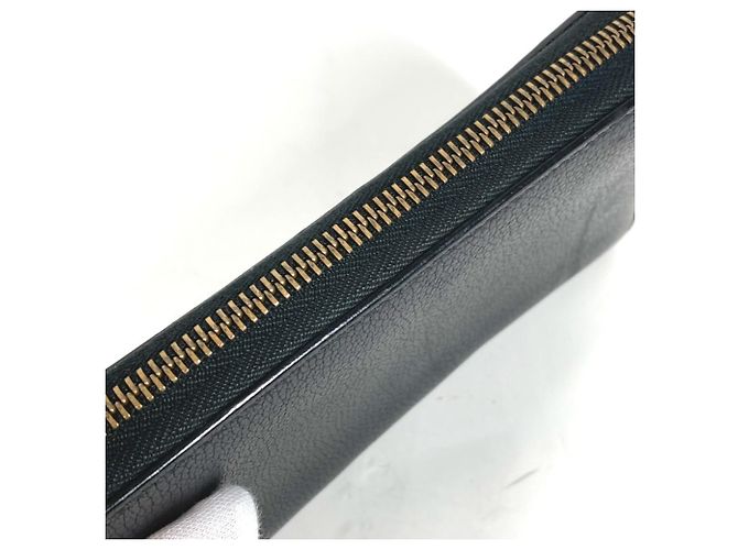 Gucci Schwarze Leder Lange Brieftasche - Ansicht 3