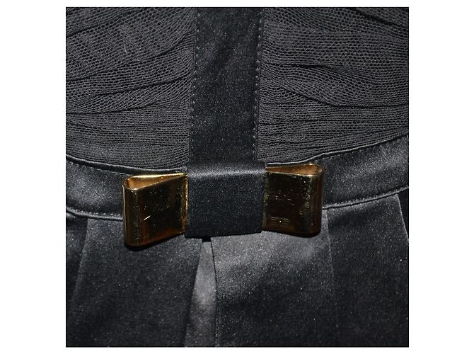 Elisabetta Franchi Mini Kleid Schwarz - Ansicht 2