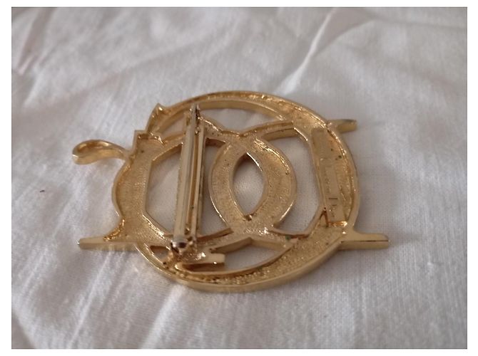 Spilla Dior Profumo Metallo Dorato D'oro - vista 10