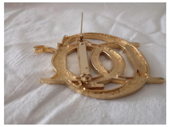 Spilla Dior Profumo Metallo Dorato D'oro - vista 15