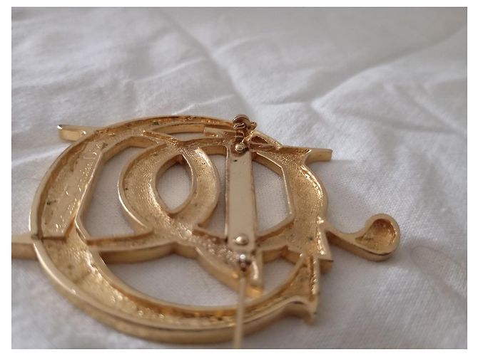 Spilla Dior Profumo Metallo Dorato D'oro - vista 16