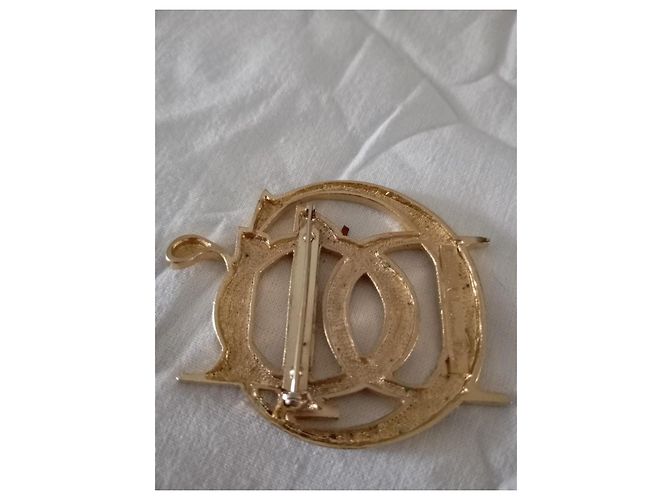 Spilla Dior Profumo Metallo Dorato D'oro - vista 5