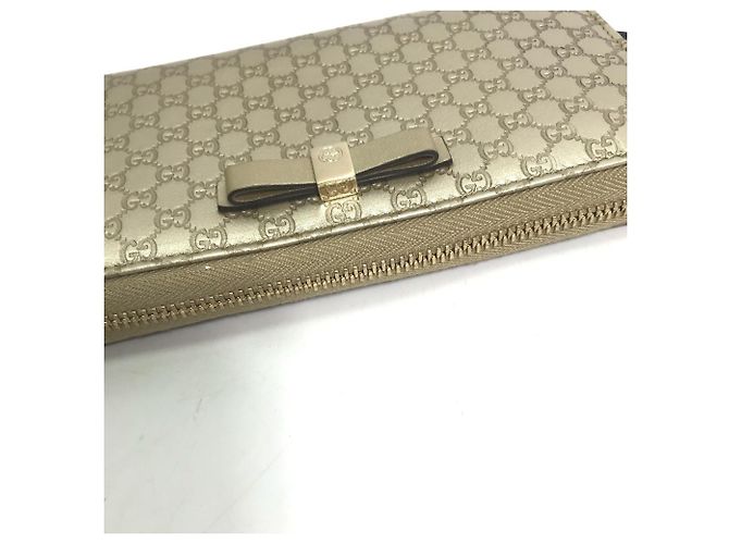 Cartera larga Guccissima en oro de Gucci Dorado - vista 5