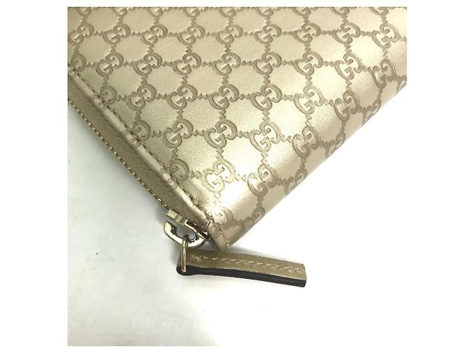 Cartera larga Guccissima en oro de Gucci Dorado - vista 7