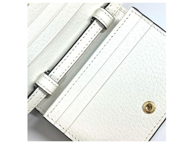 Portafoglio bi-fold Gucci Adidas in pelle nero e bianco - vista 12