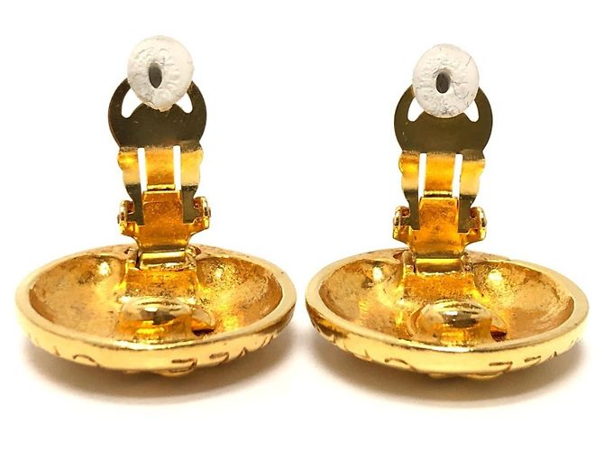 Orecchini rotondi Mademoiselle Vintage di Chanel D'oro - vista 3