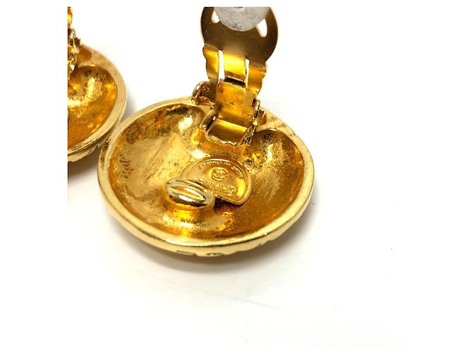Orecchini rotondi Mademoiselle Vintage di Chanel D'oro - vista 4