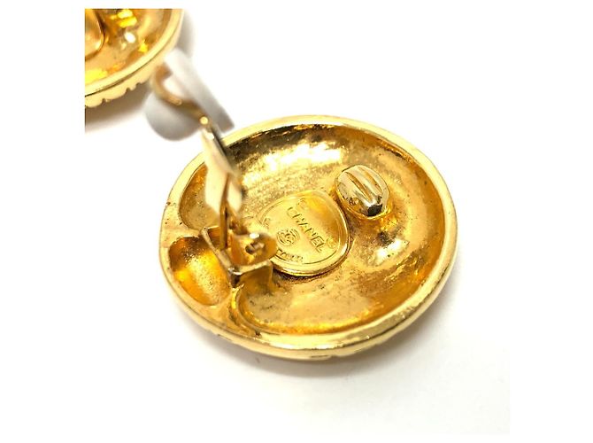 Orecchini rotondi Mademoiselle Vintage di Chanel D'oro - vista 9