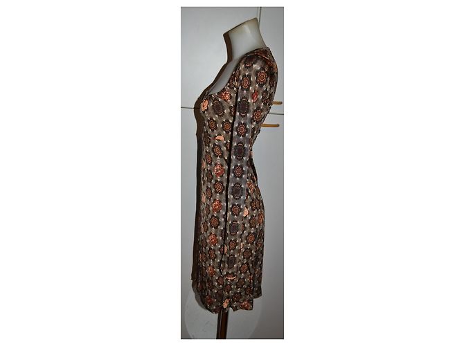 Maliparmi gemustertes Viscose Kleid - Ansicht 3
