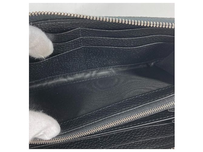 Gucci Black Leather Long Wallet - view 10