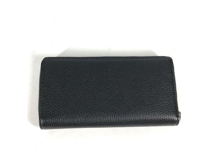 Gucci Black Leather Long Wallet - view 2