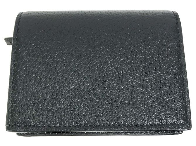 Portafoglio a spalla con logo Gucci 702248 Nero Bianco - vista 2