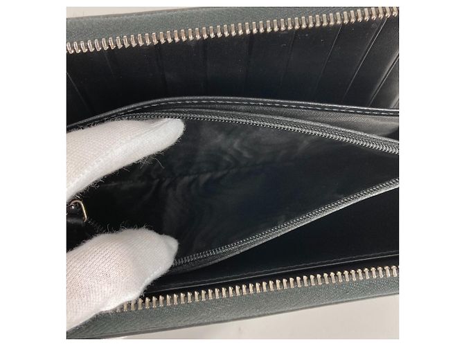 Cartera Larga Gucci GG Embosada Negro - vista 10