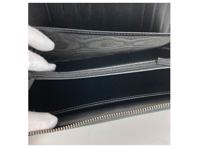 Cartera Larga Gucci GG Embosada Negro - vista 11