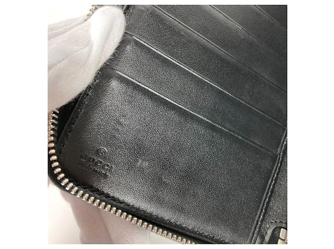 Cartera Larga Gucci GG Embosada Negro - vista 13