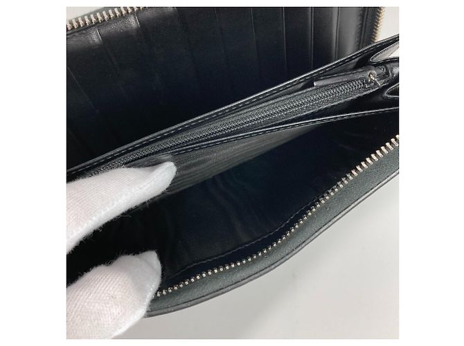 Cartera Larga Gucci GG Embosada Negro - vista 14