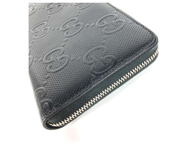 Cartera Larga Gucci GG Embosada Negro - vista 3