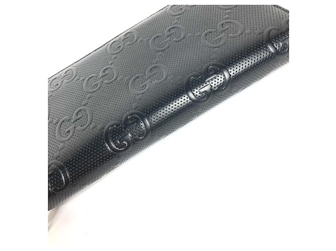 Cartera Larga Gucci GG Embosada Negro - vista 4