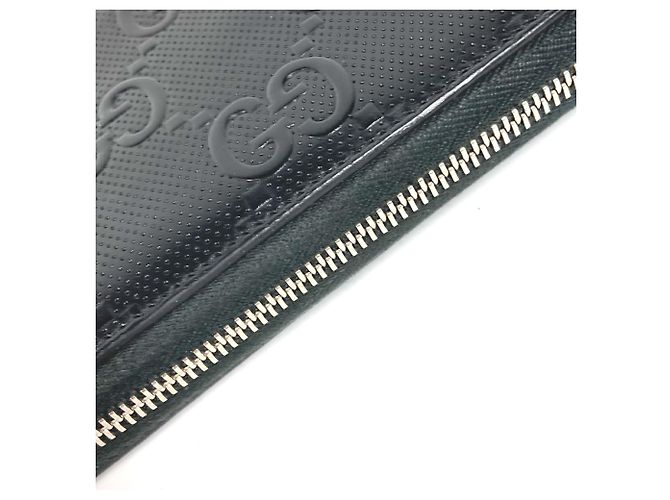 Cartera Larga Gucci GG Embosada Negro - vista 7