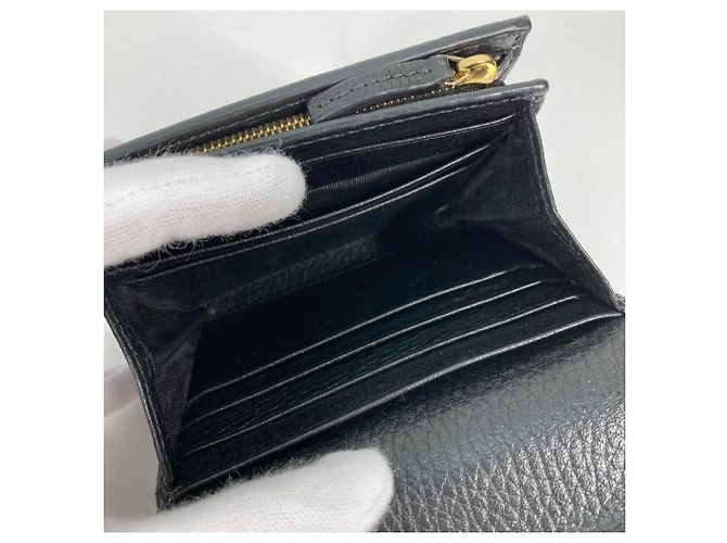Billetera Compacta Marmont GG Supreme de Gucci Negro Beige - vista 10