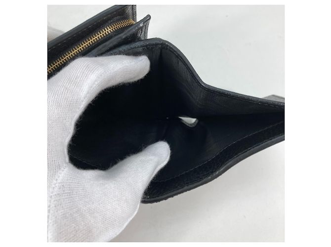 Billetera Compacta Marmont GG Supreme de Gucci Negro Beige - vista 12