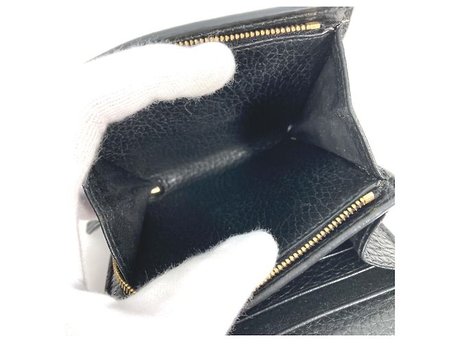 Billetera Compacta Marmont GG Supreme de Gucci Negro Beige - vista 9