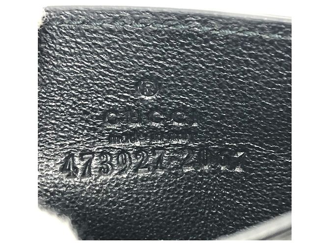 Gucci Shima Leather Card Case Black - view 10