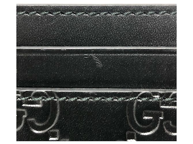 Gucci Shima Leather Card Case Black - view 11