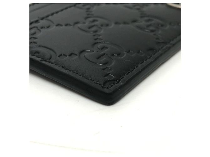 Gucci Shima Leather Card Case Black - view 5