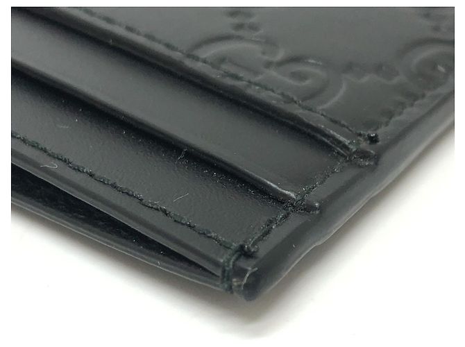 Gucci Shima Leather Card Case Black - view 6