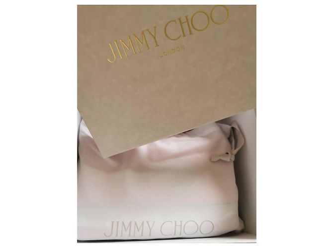 Borsa Jimmy Choo in pelle rosa metallizzata Argento Metallico - vista 19