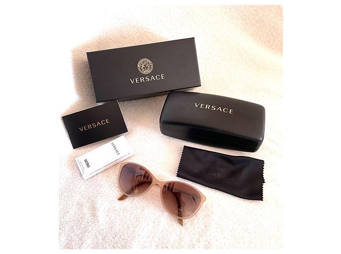 Gafas de sol Versace 4251 Marrón Acetato Castaño Beige - vista 2