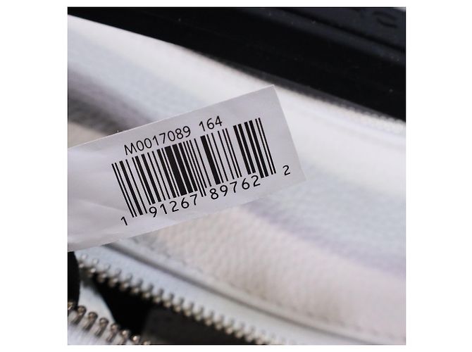 Sac à main SoftBox Colourblock de Marc Jacobs en cuir blanc et noir - vue 12