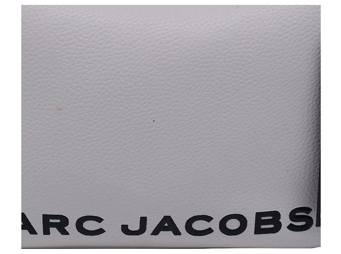 Sac à main SoftBox Colourblock de Marc Jacobs en cuir blanc et noir - vue 2