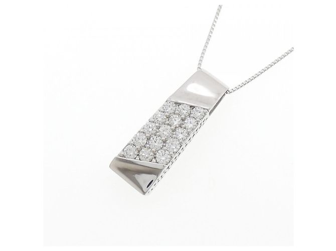 Autre Marque Collana con diamanti Au750 Argento - vista 3