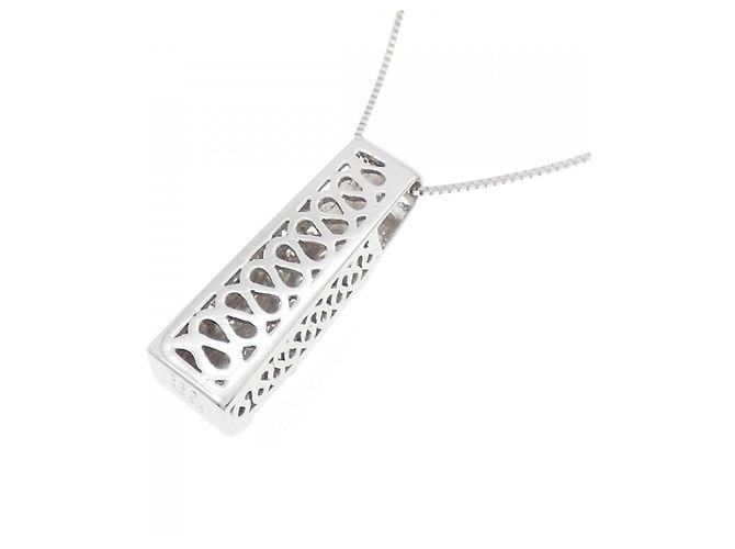 Autre Marque Collana con diamanti Au750 Argento - vista 4