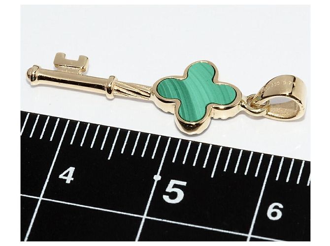 Autre Marque Pendente in Malachite Au750 D'oro - vista 3