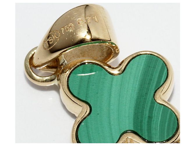 Autre Marque Pendente in Malachite Au750 D'oro - vista 4