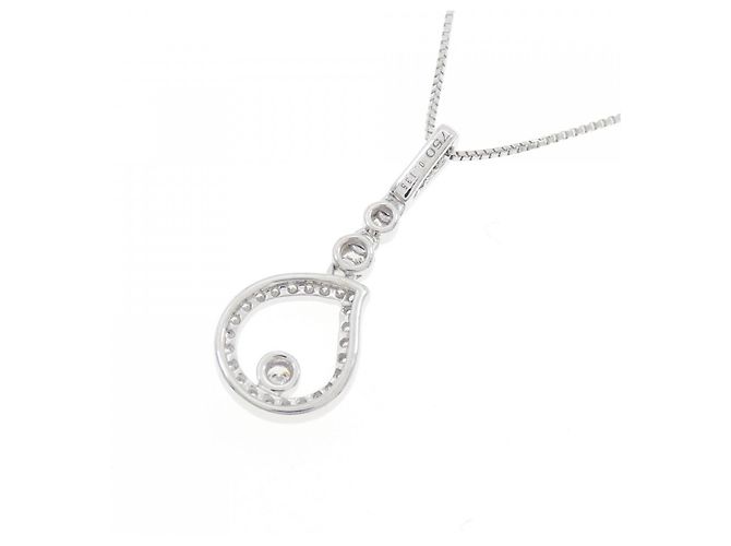 Autre Marque Collana in diamante in oro bianco Au750 Argento - vista 4