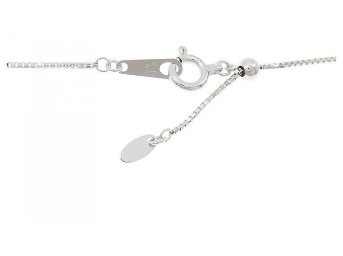 Autre Marque Collana Flower in Diamanti Au750 Argento - vista 5