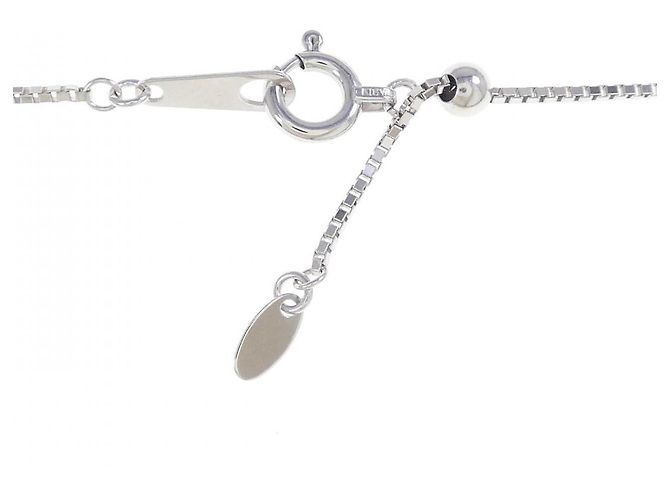 Autre Marque Collana in oro bianco Au750 con onice e diamanti Nero - vista 5