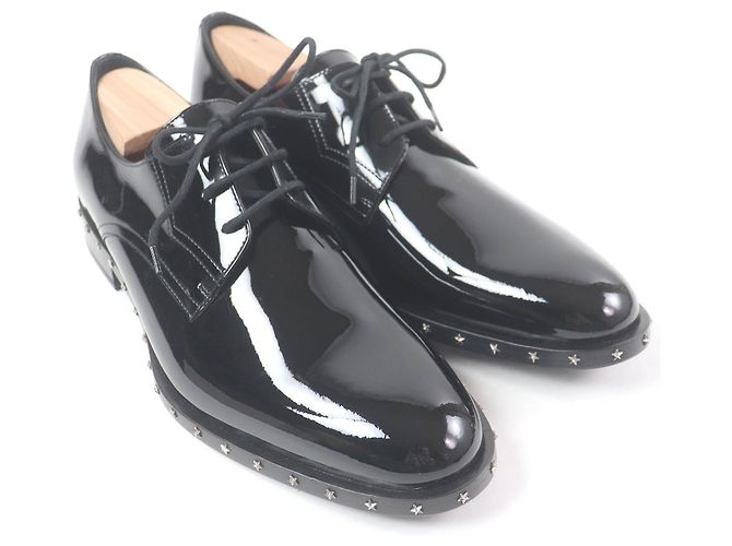 Lackleder-Abend Schuhe mit Sternnieten von Jimmy Choo Schwarz - Ansicht 3